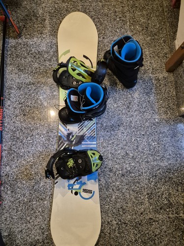 Snowboard con attacchi - snowboard,