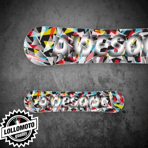 Adesivo tavola snowboard - adesivo,